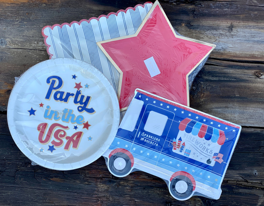 Firework Truck Shaped Plate