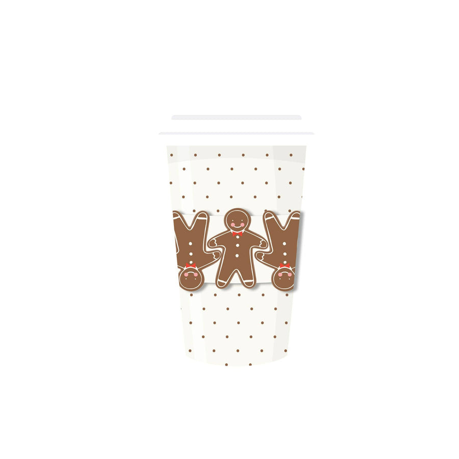 Gingerbread Man To-Go Cups 8 ct