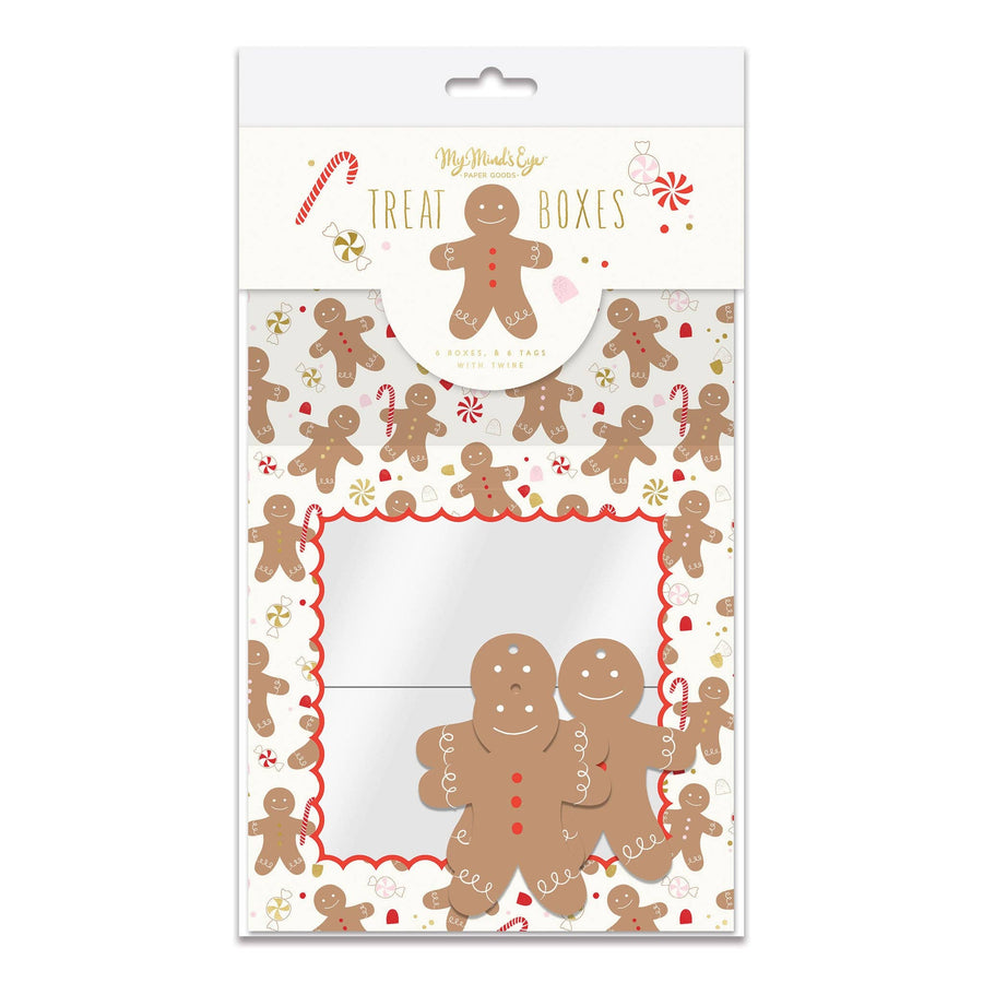 Gingerbread Man Cookie Boxes