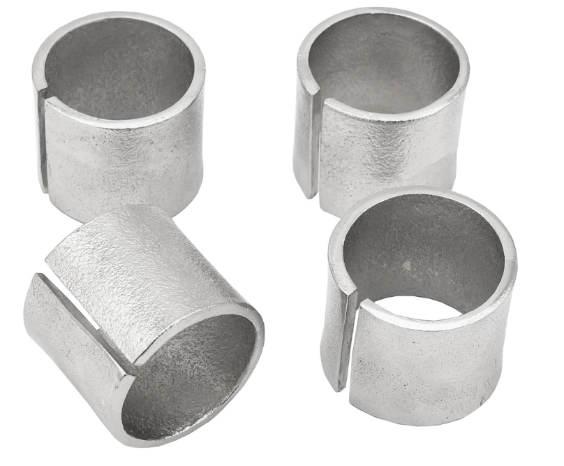 Stainless Steel Round Cuff Napkin Rings, set of 4