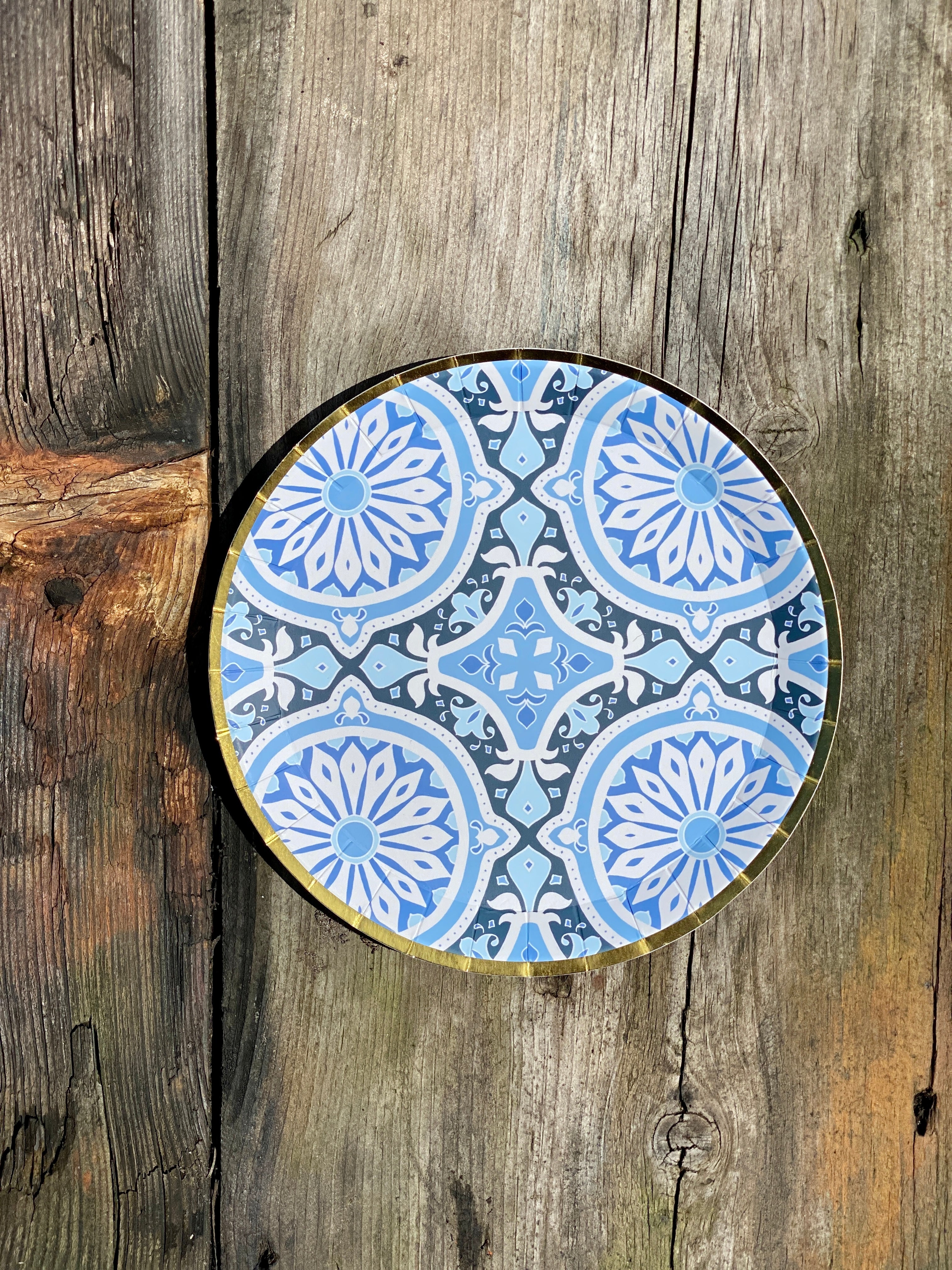 Pale Blue Simply Eco Small Paper Plates