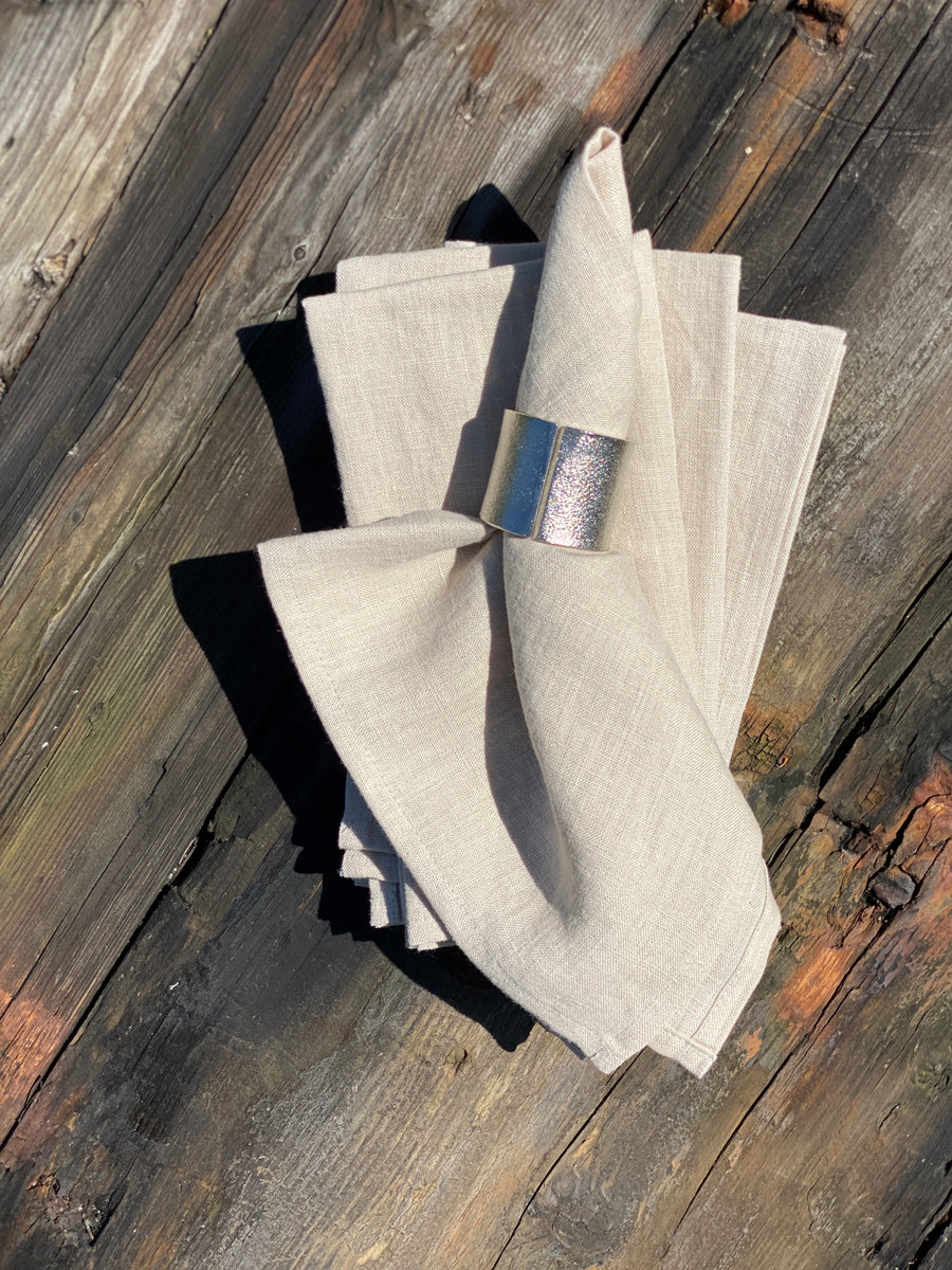 MagicLinen - linen napkin, Natural, set of 4