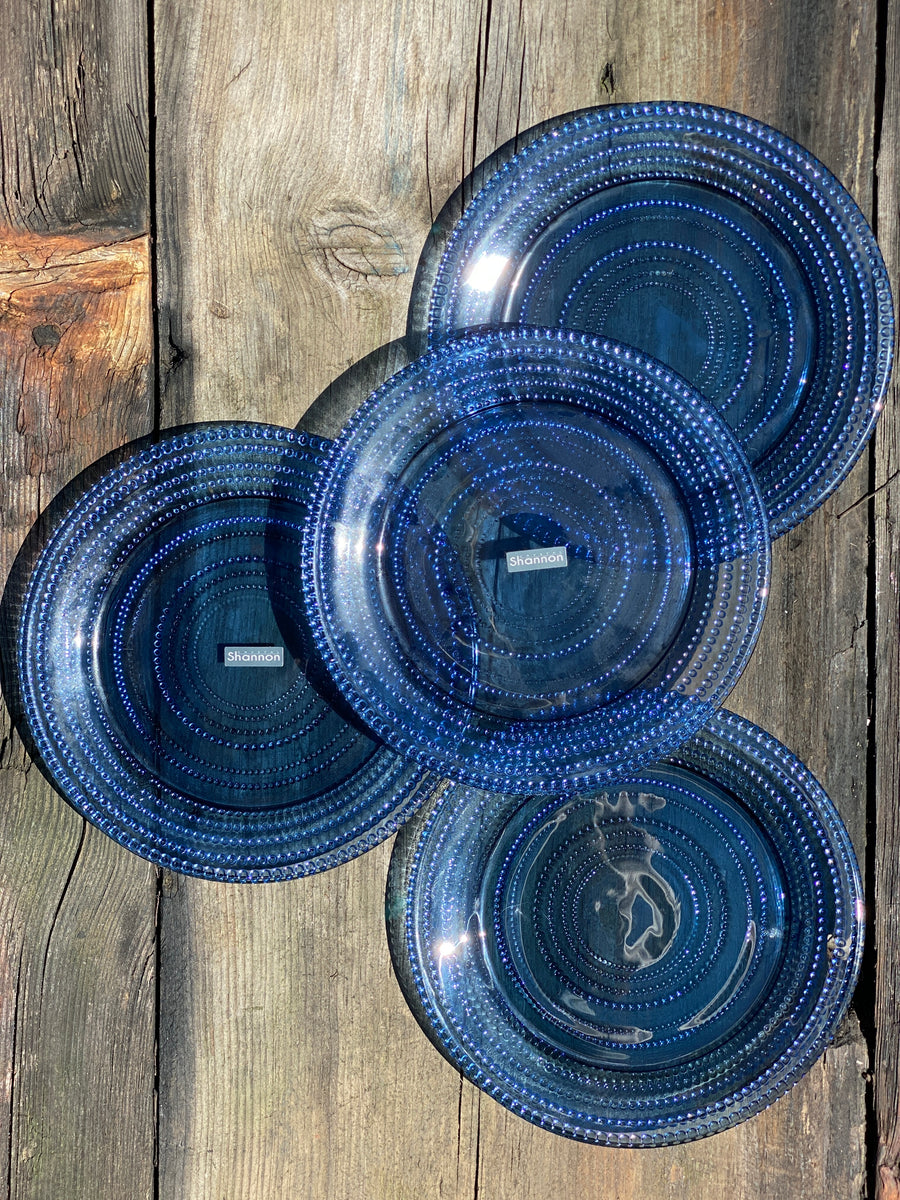 Salad Plates Bluetiful - set of 4