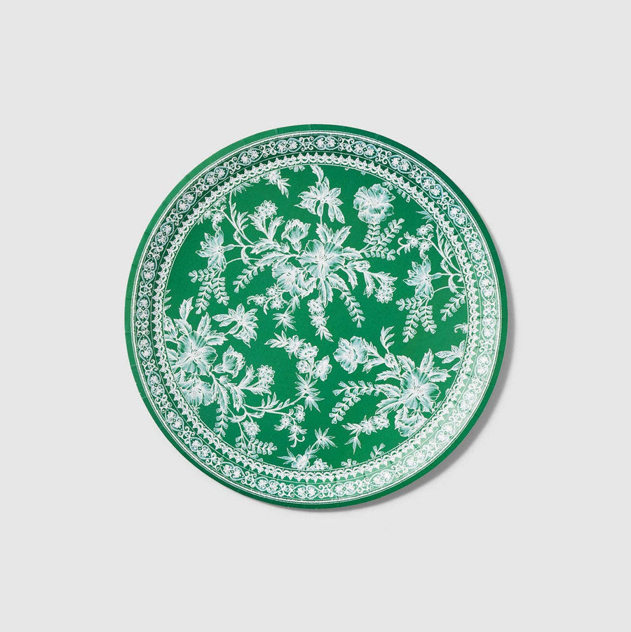 Emerald Toile Large Plates (10 per pack)